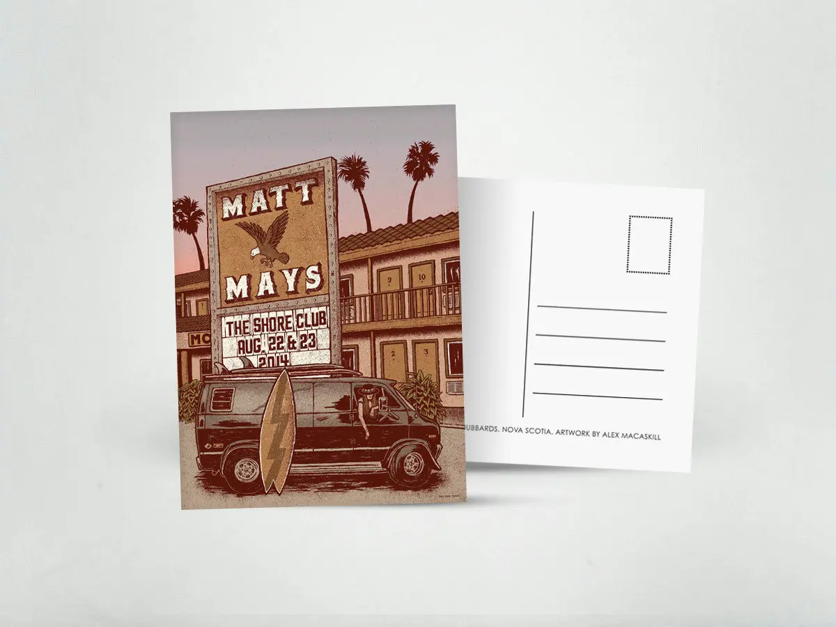 Matt Mays Postcard Set 1