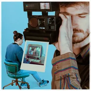 Origami Angel/Feeling Not Found (Blue Vinyl) [Lp] 1