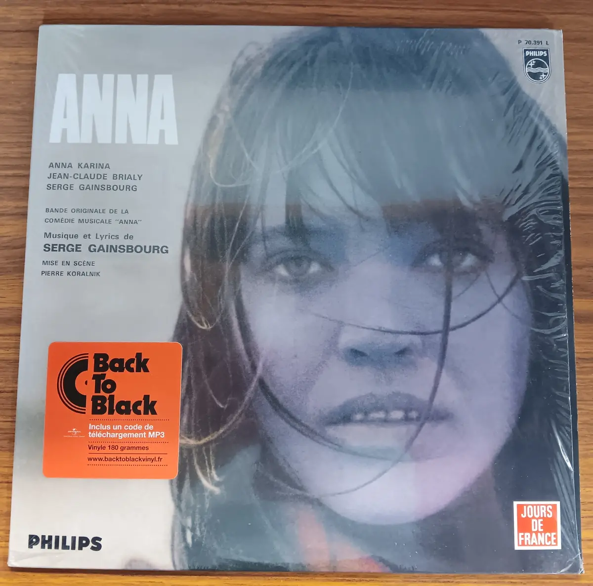 [Used Lp] Soundtrack (Serge Gainsbourg) / Anna (Bande Originale De La Comédie Musicale) 1