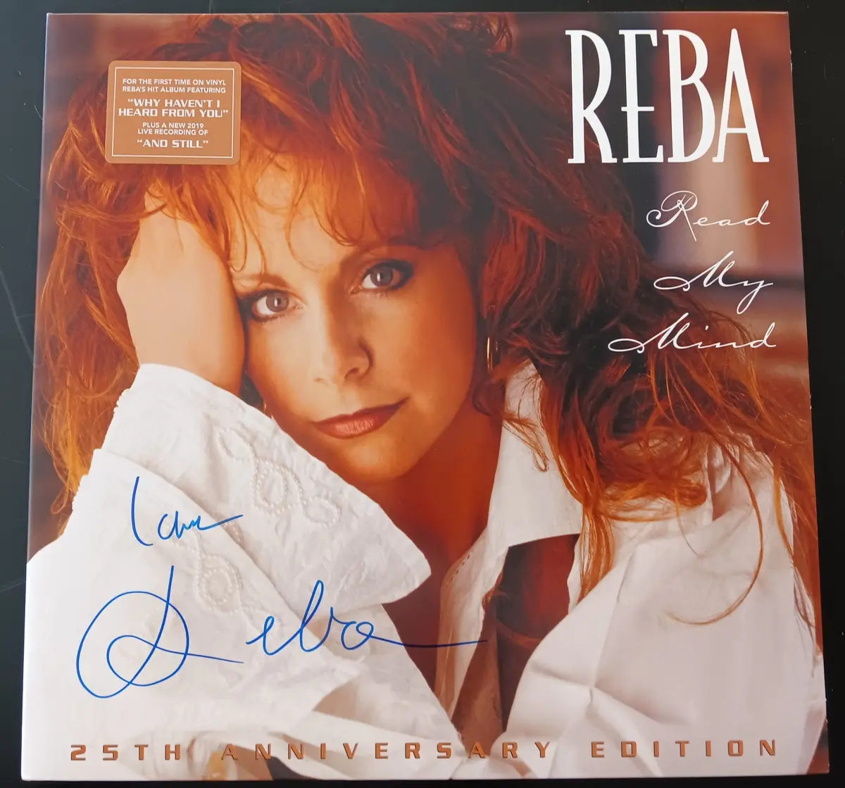[Used Lp] Mcentire, Reba / Read My Mind [Autographed] 1