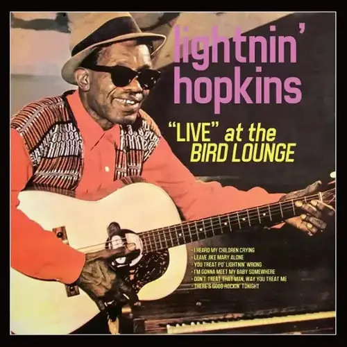 Hopkins, Lightnin'/Live At The Bird Lounge (Splatter Vinyl) [Lp] 1