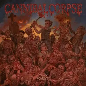 Cannibal Corpse/Chaos Horrific (Red & Orange Ink Spots Vinyl) [Lp] 1