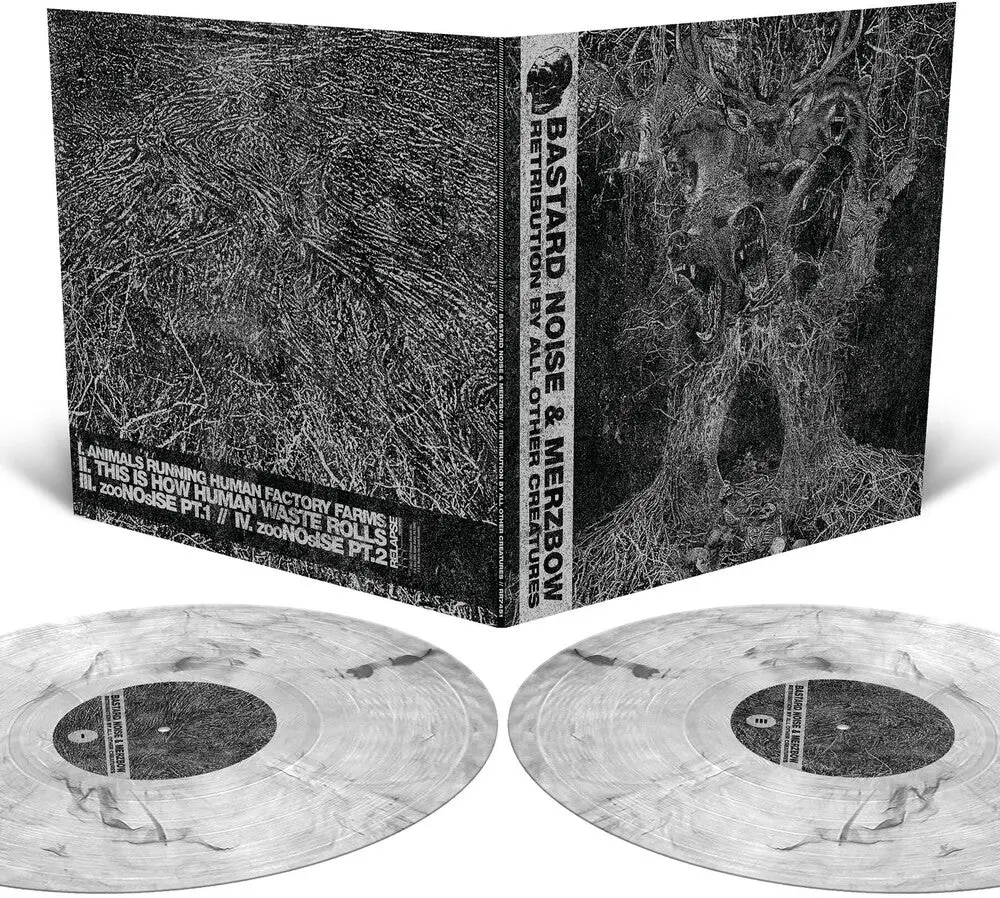 Bastard Noise & Merzbow/Retribution By All Other Creatures (Silver Vinyl) [Lp] 1