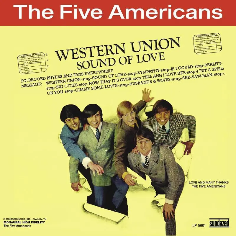 Five Americans, The/Western Union: Sound Of Love (Gold Vinyl) [Lp] 1
