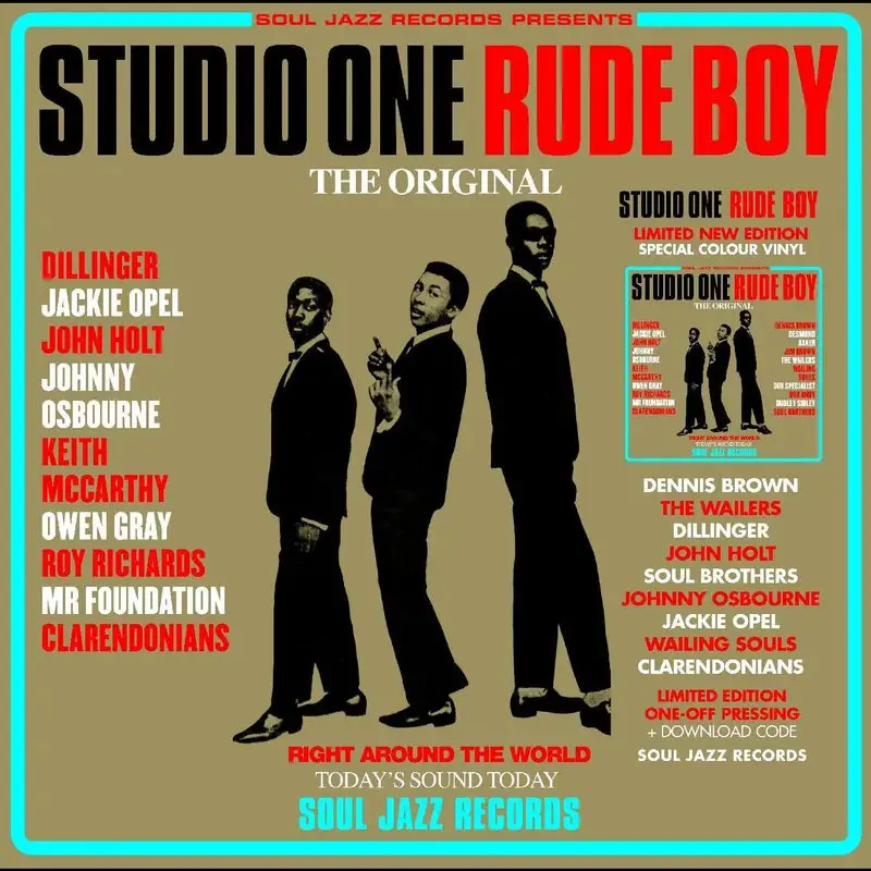 Various Artists/Soul Jazz Records Presents Studio One Rude Boy (Red & Cyan Vinyl) [Lp] 1