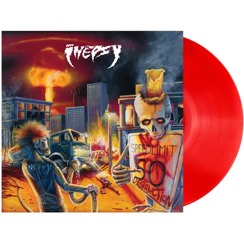 Inepsy/No Speed Limit For Destruction (Red Vinyl) [Lp] 1