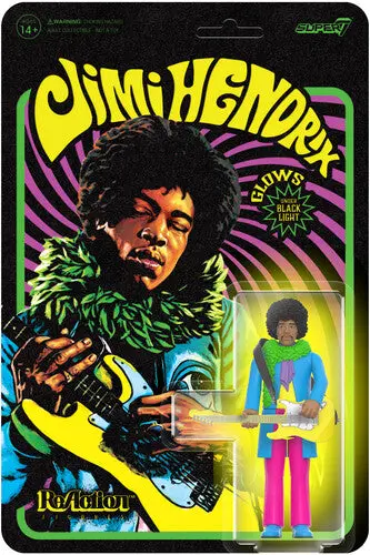Jimi Hendrix Blacklight Reaction Figure [Toy] 1