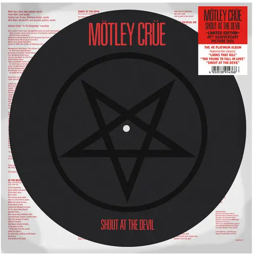 Motley Crue/Shout At The Devil (Limited Edition Picture Disc) [Lp] 1