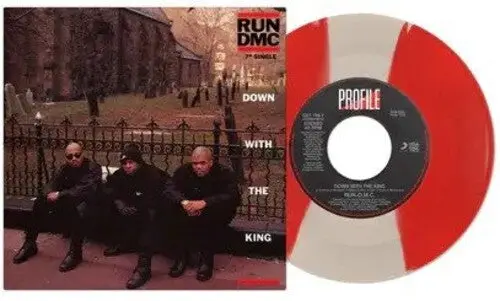 Run D.M.C./Down With The King/Come On Everybody (Red/Clear Vinyl) [7"] 1