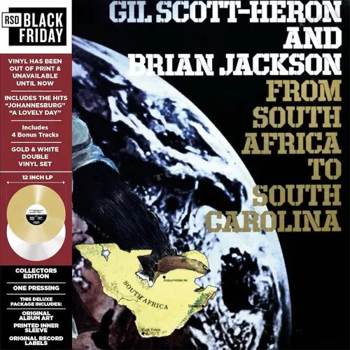 Scott-Heron, Gil & Brian Jackson/From South Africa To South Carolina (Gold & White Vinyl) [Lp] 1
