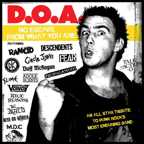 Various Artists/No Escape From What You Are: D.O.A. Tribute (Red Vinyl) [Lp] 1