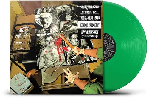 Carcass/Necroticism: Descanting The Insalubrious (Translucent Green Vinyl) [Lp] 1