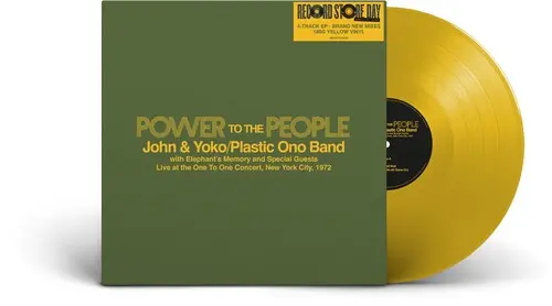 Lennon, John, Yoko Ono & The Plastic Ono Band/Power To The People: Live At The One-To-One Concert, New York City, 1972 [12"] 1