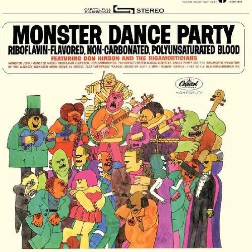 Don Hinson And The Rigamorticians/Monster Dance Party (Pumpkin Splatter Vinyl) [Lp] 1