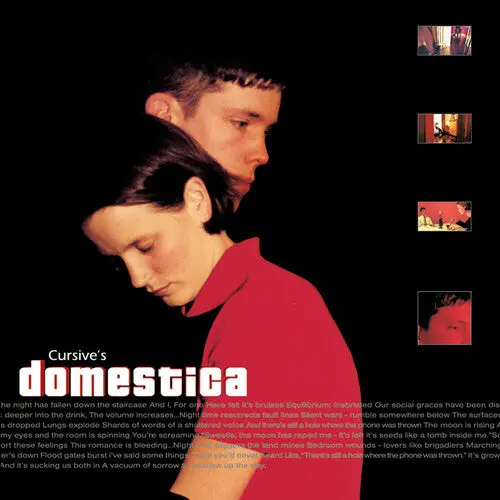 Cursive/Domestica (Red Smoke Coloured Vinyl) [Lp] 1