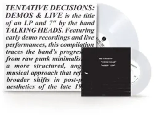 Talking Heads/Tentative Decisions: Demos & Live (Lp & 7" Clear Vinyl) [Lp] 1