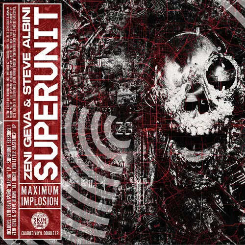 Zeni Geva & Steve Albini/Superunit: Maximum Implosion (Red & Random Vinyl) [Lp] 1