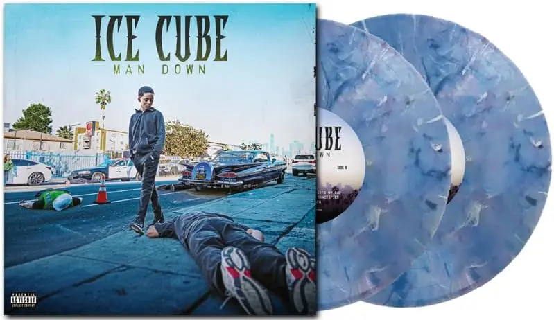 Ice Cube/Man Down (Blue With White Marble Vinyl) [Lp] 1