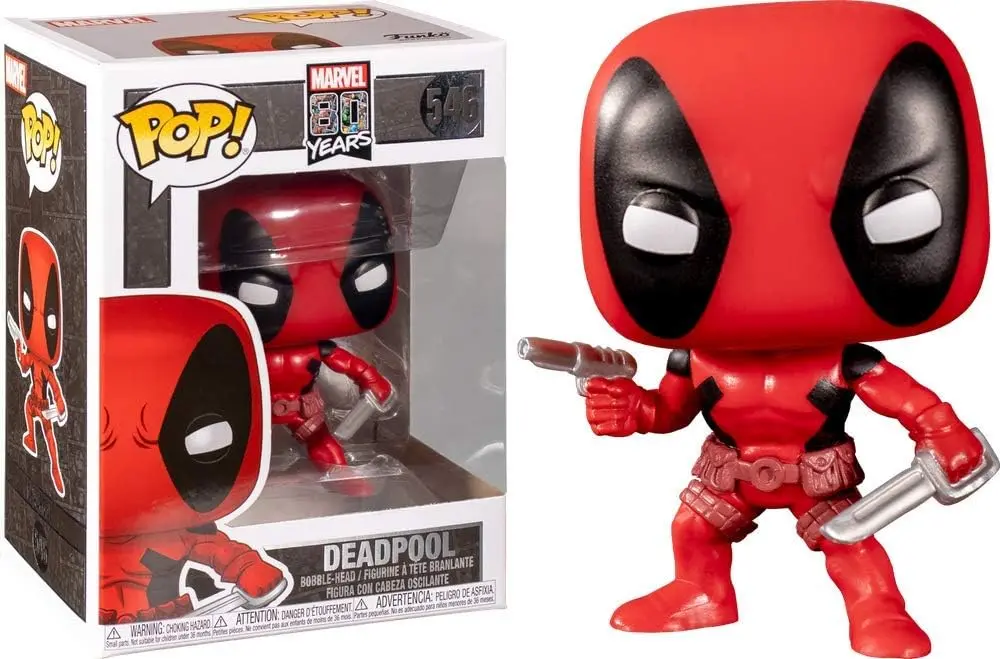 Pop! Vinyl/Marvel 80Th - Deadpool (Bobble-Head) [Toy] 1