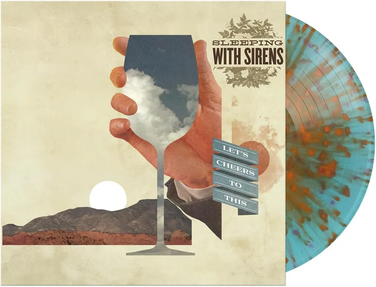 Sleeping With Sirens/Let's Cheers To This (Blue/Orange Splatter) [Lp] 1