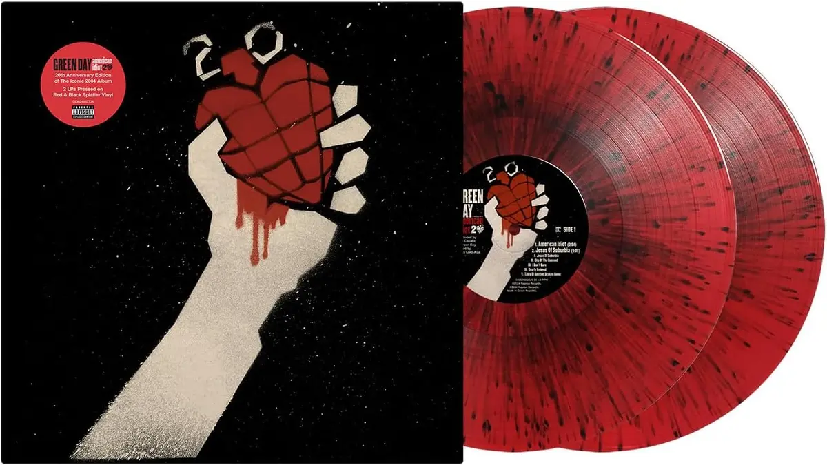 Green Day/American Idiot (20Th Anniversary Red & Black Splatter Vinyl) [Lp] 1