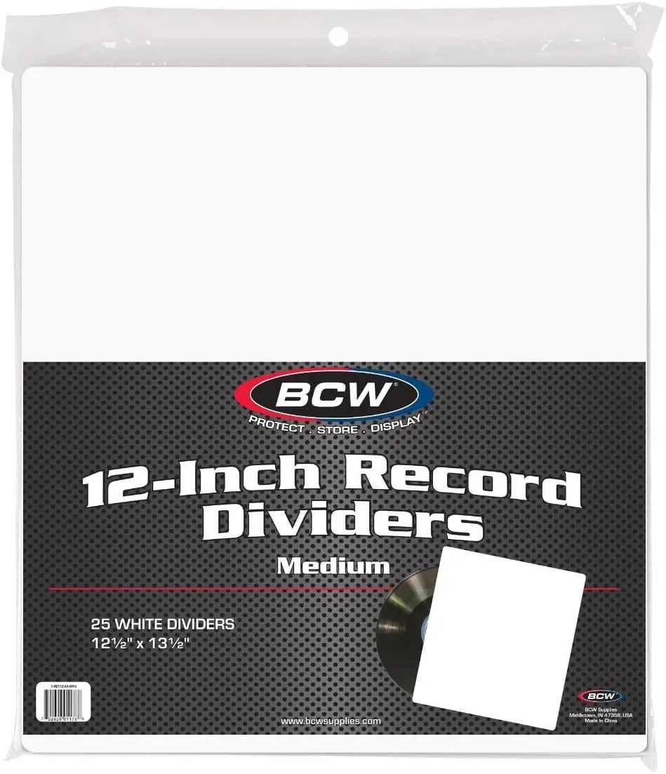 Bcw Record Dividers (Pack Of 25) [Accessory] 1