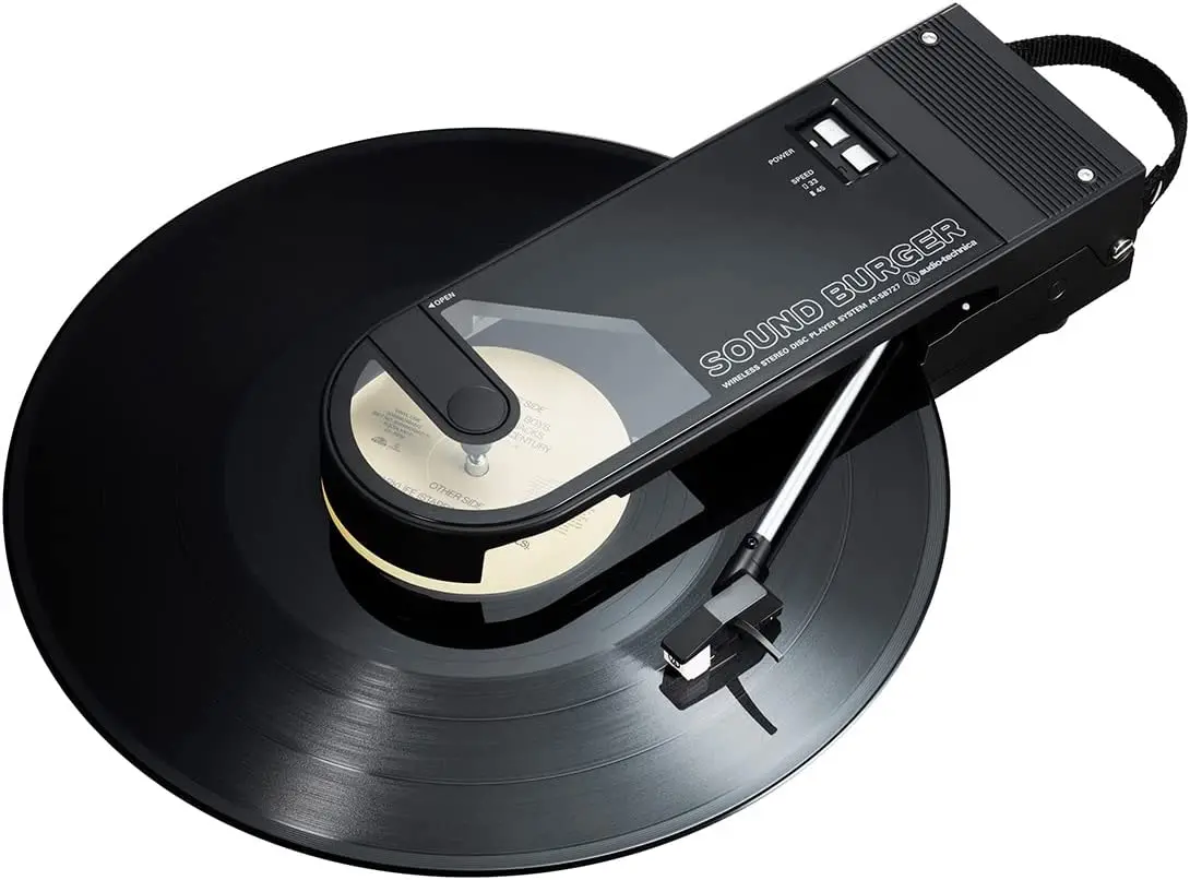 Audio-Technica/Sound Burger At-Sb727 Compact Portable Turntable (Black) 1
