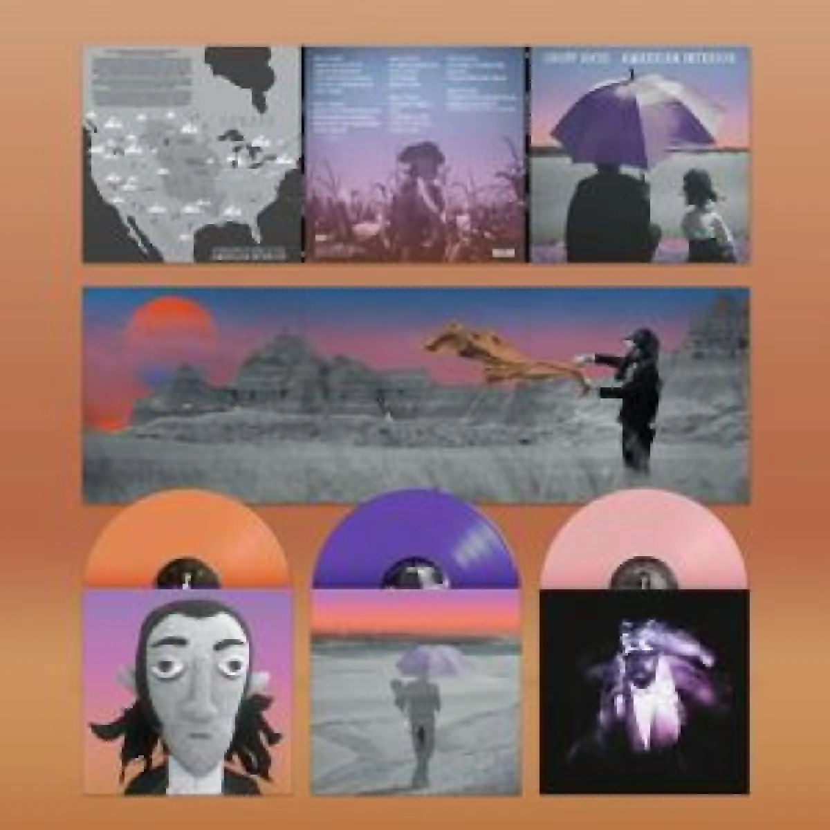 Rhys, Gruff/American Interior (2025 Remaster 3Lp Coloured Vinyl) [Lp] 1