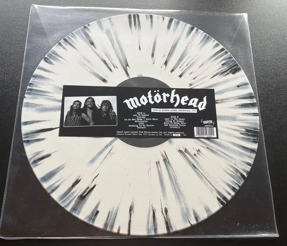Motorhead/Live In Buenos Aires, Argentina, 1994 (Splatter Vinyl) [Lp] 1