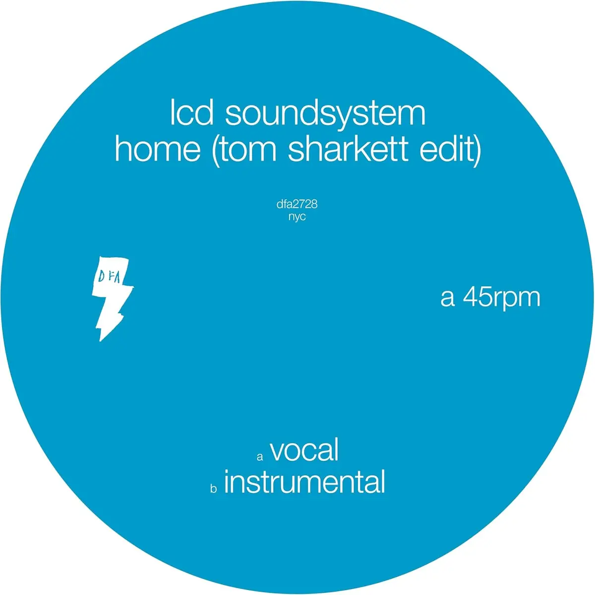 Lcd Soundsystem/Home (Tom Sharkett Edit) [12"] 1