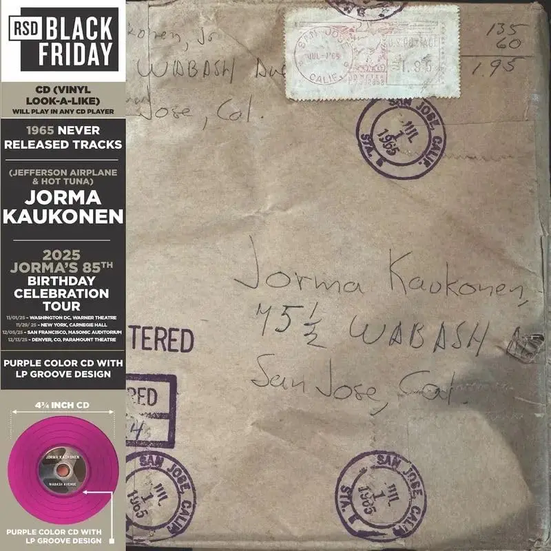 Kaukonen, Jorma/Wabash Avenue: 1965 Never Released Tracks [Lp] 1
