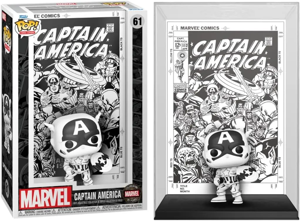 Pop! Comic Covers/Captain America 85Th Anniversary (Black & White) [Toy] 1