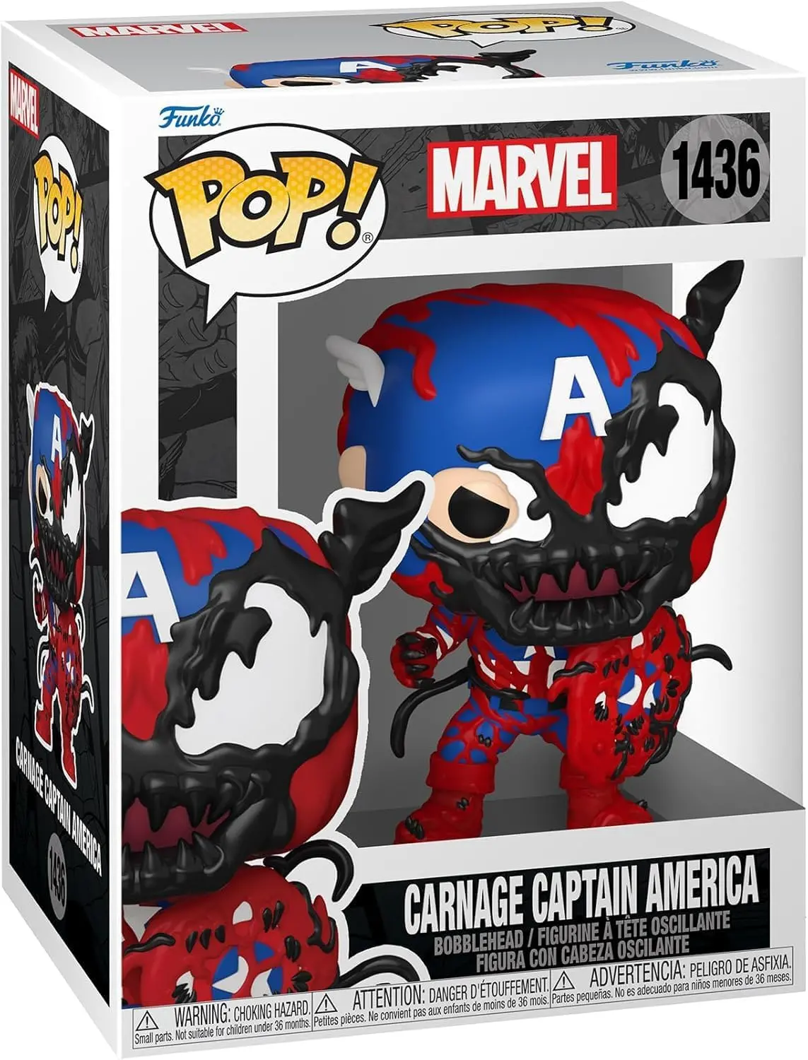 Pop! Vinyl/Marvel - Carnage Captain America [Toy] 1