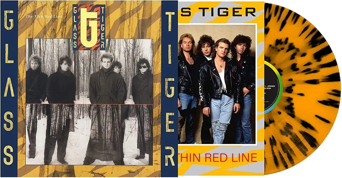 Glass Tiger/Thin Red Line (Tiger Striped Vinyl) [Lp] 1
