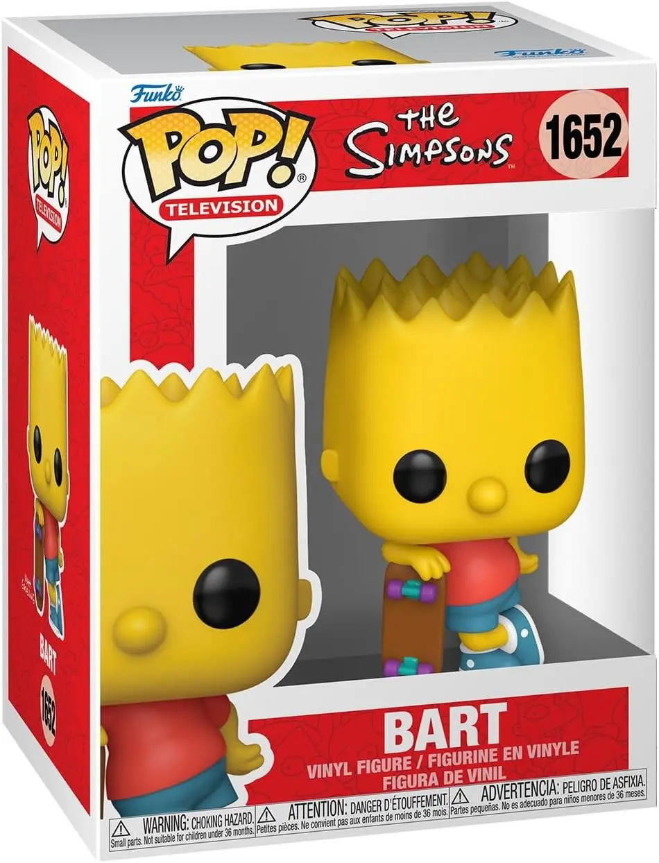 Pop! Vinyl/The Simpsons - Bart With Skateboard [Toy] 1