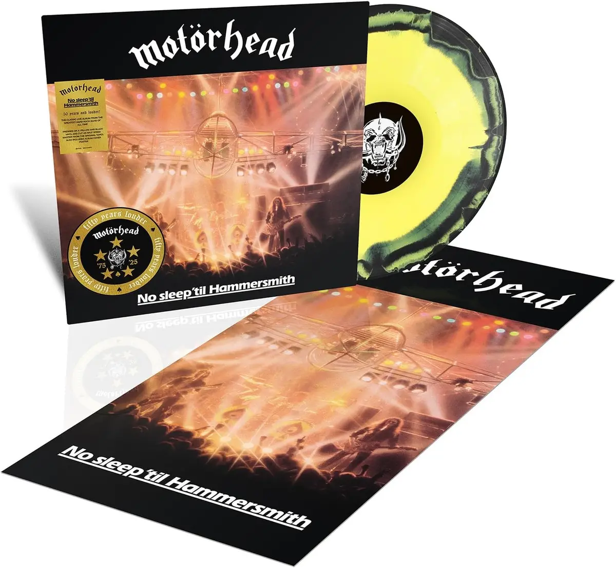 Motorhead/No Sleep Til Hammersmith (50Th Ann. Yellow/Black Vinyl) [Lp] 1
