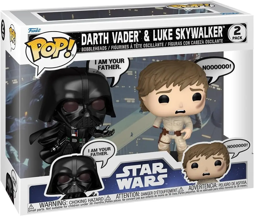 Pop! Vinyl/Star Wars - Darth Vader & Luke Skywalker 2Pk [Toy] 1