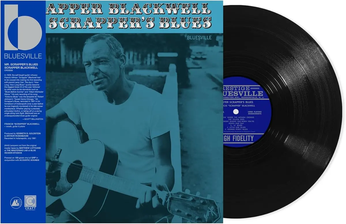 Blackwell, Scrapper/Mr Scrapper's Blues (Bluesville Acoustic Sounds Series) [Lp] 1