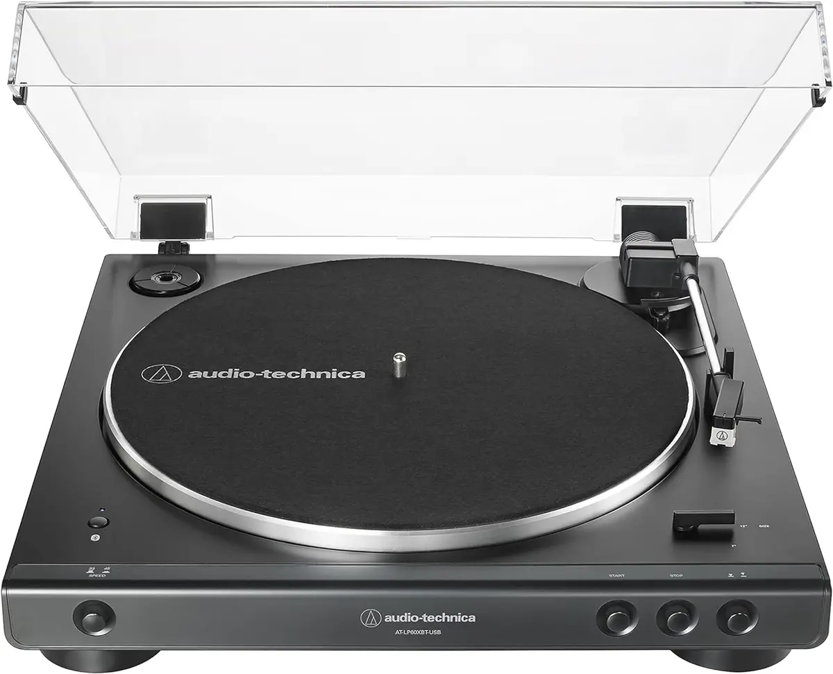 Audio-Technica/At-Lp60xbt-Usb - Black (Bluetooth + Usb) [Turntable] 1