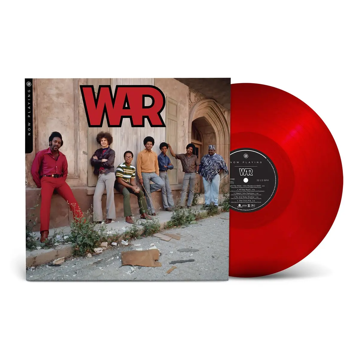 War/Now Playing (Transparent Red Vinyl) [Lp] 1