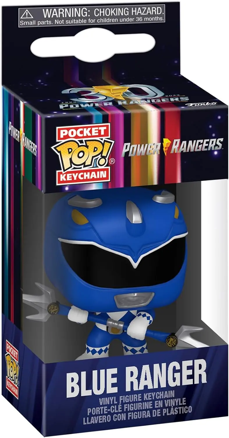 Pop! Keychain/Power Rangers 30Th Blue Ranger [Toy] 1