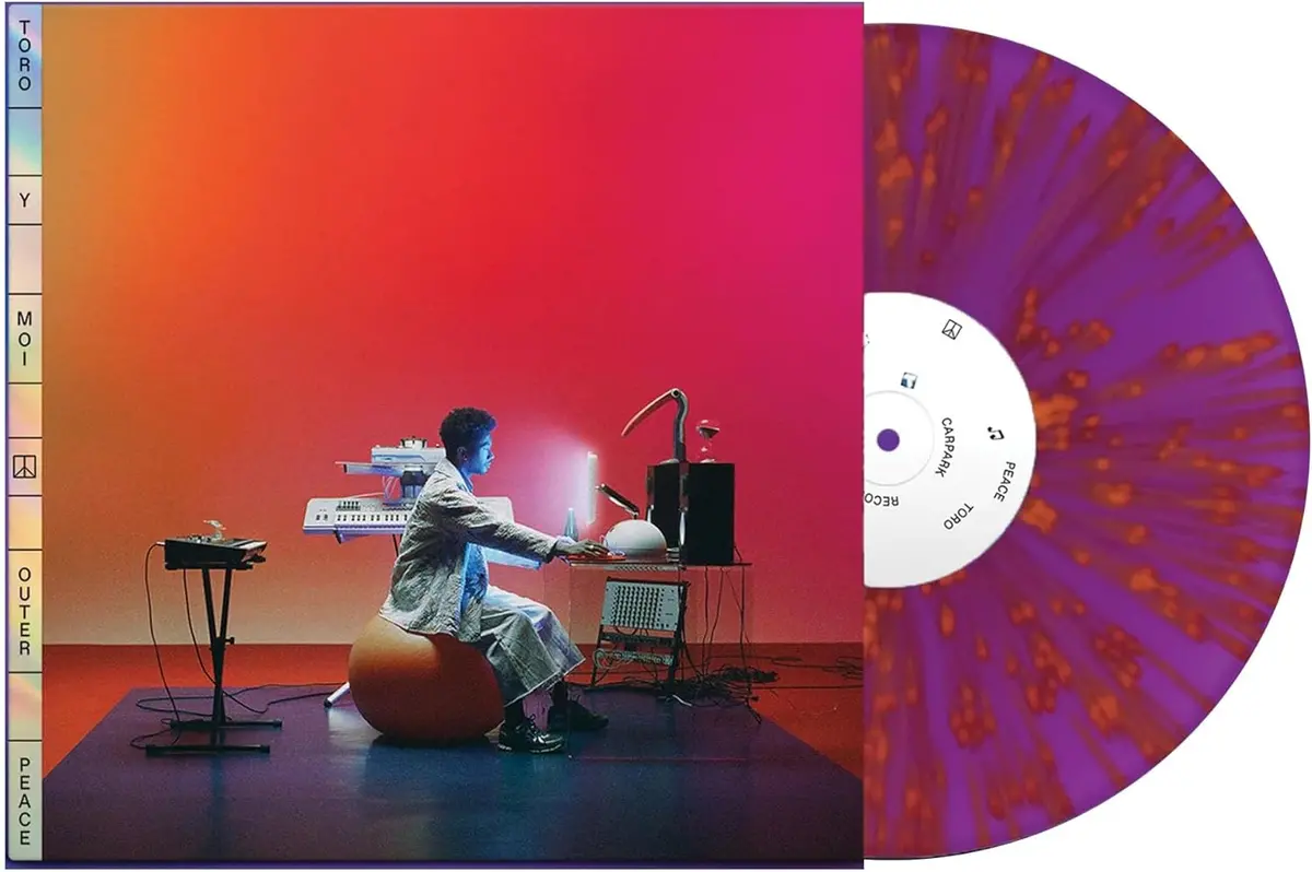 Toro Y Moi/Outer Peace (Translucent Purple With Orange Splatter) [Lp] 1