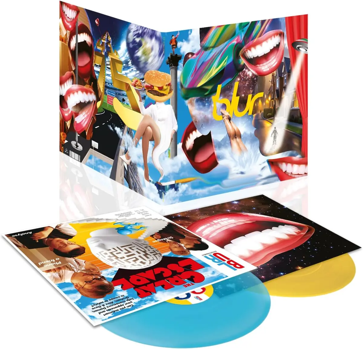 Blur/The Great Escape (30Th Anniversary Yellow And Blue Vinyl) [Lp] 1