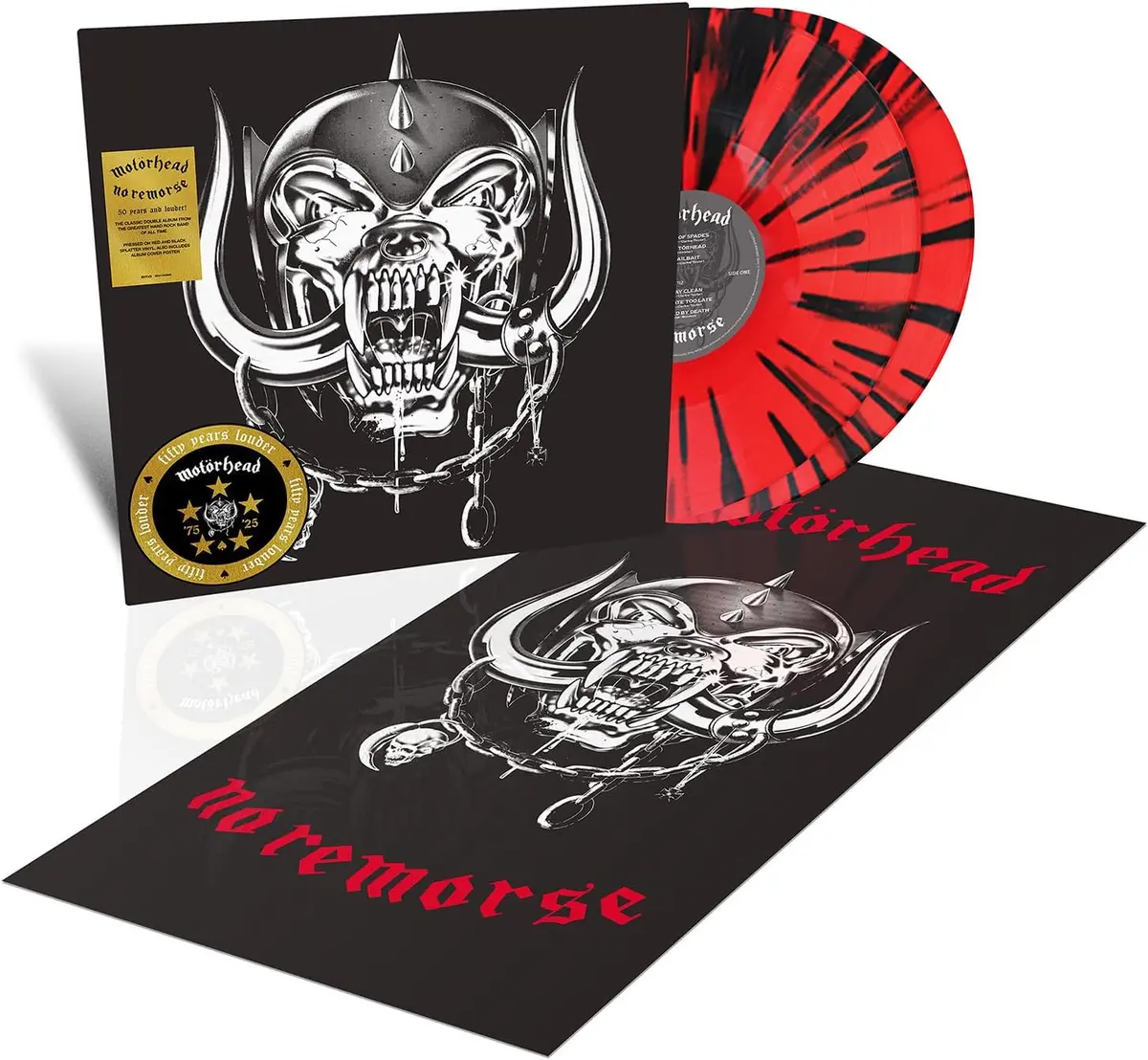 Motorhead/No Remorse (50Th Anniversary Red/Black Splatter Vinyl) [Lp] 1