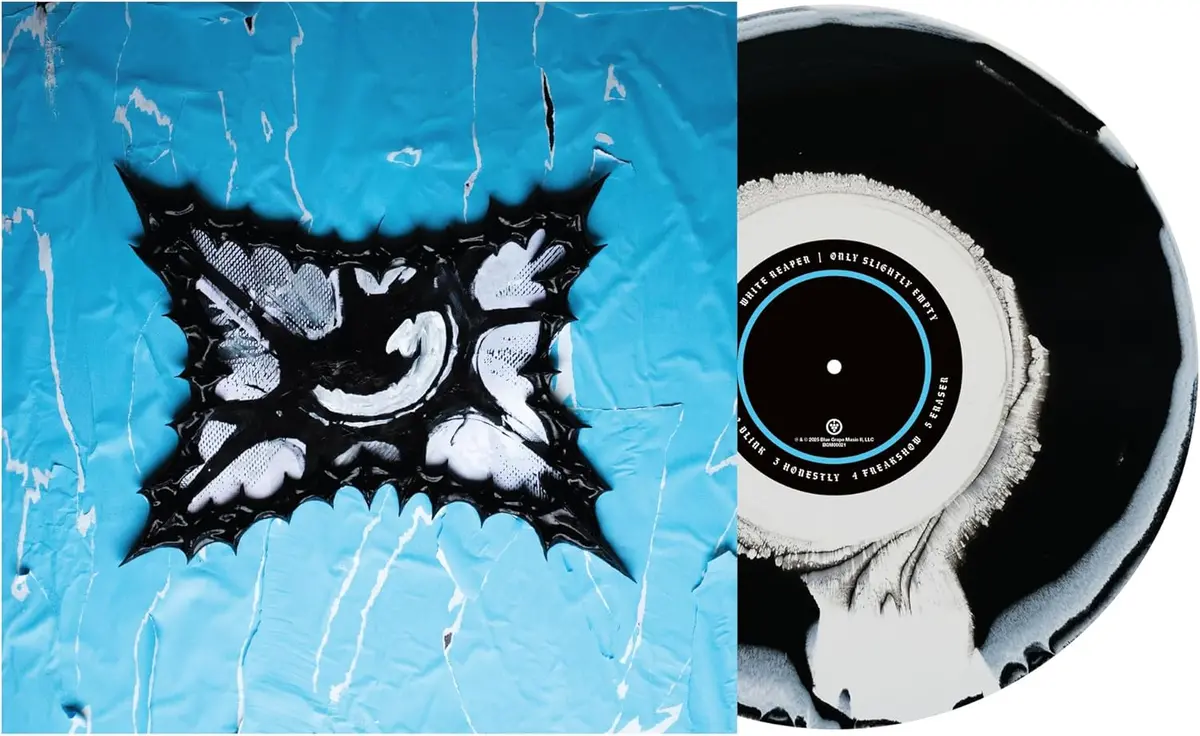 White Reaper/Only Slightly Empty (Black & White Colorway Vinyl) [Lp] 1