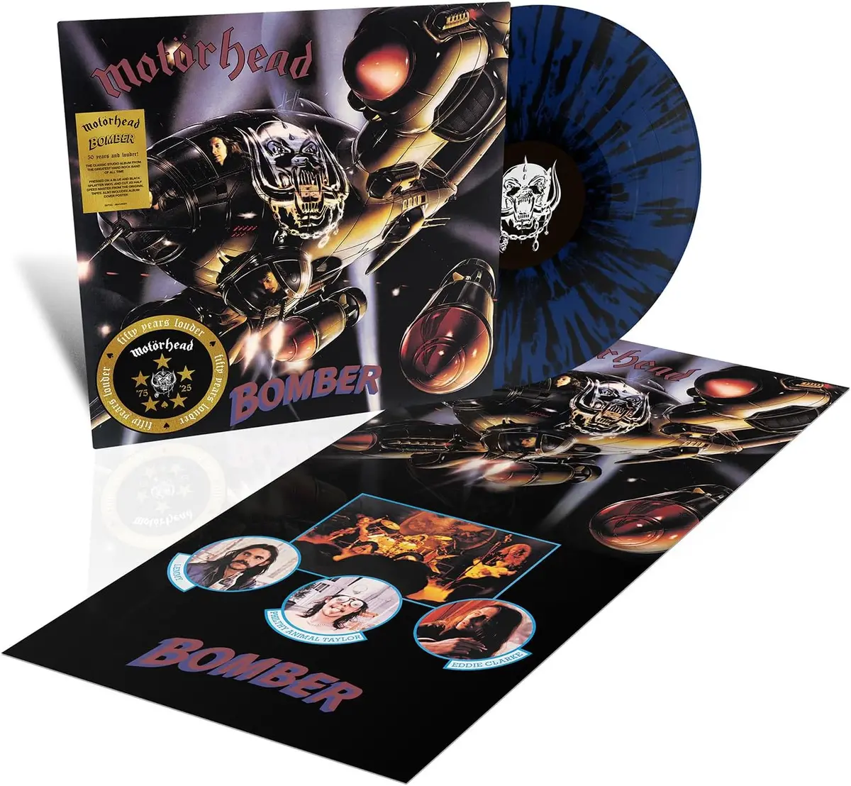 Motorhead/Bomber (50Th Ann. Splatter Vinyl With Poster) [Lp] 1