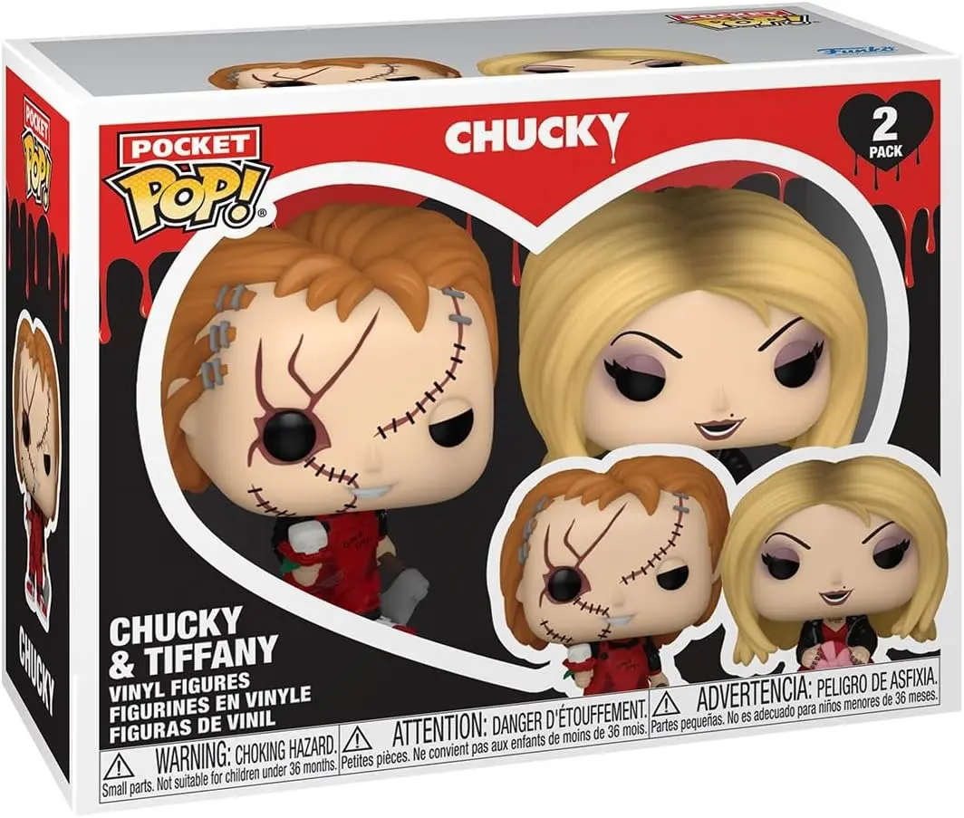 Pop! Pocket/Child's Play - Chucky & Tiffany Valentines 2Pack [Toy] 1