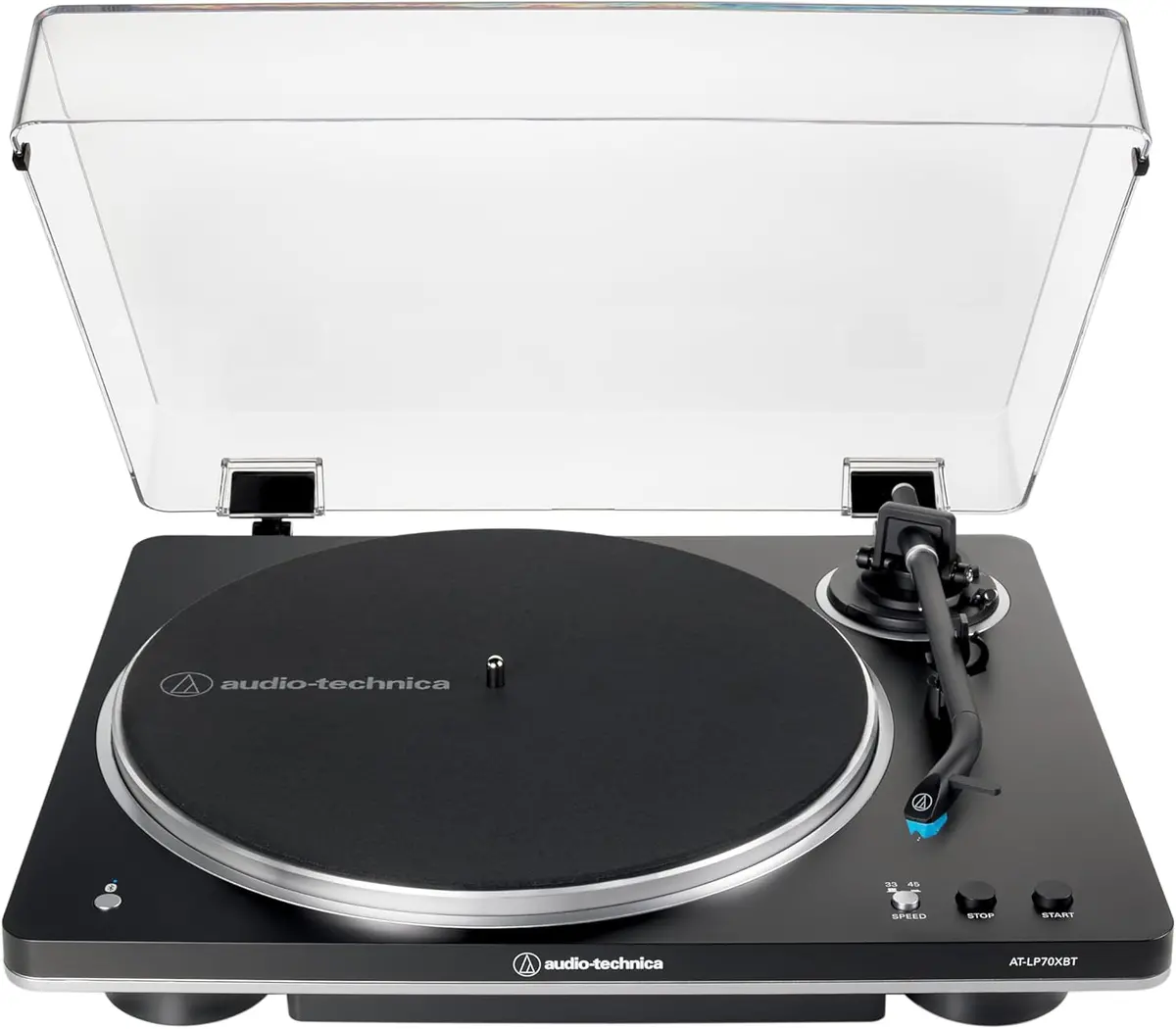 Audio-Technica/At-Lp70xbt-Bs (Black/Silver - Bluetooth) [Turntable] 1