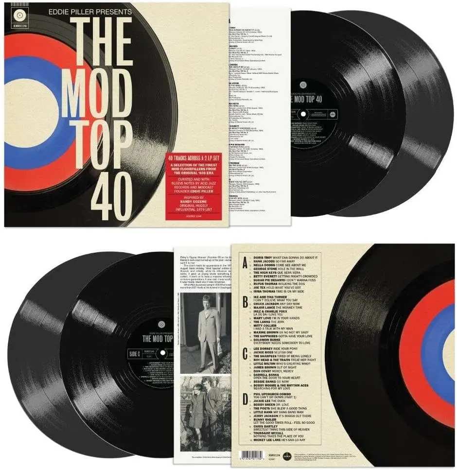Various Artists/Eddie Piller Presents The Mod Top 40 [Lp] 1