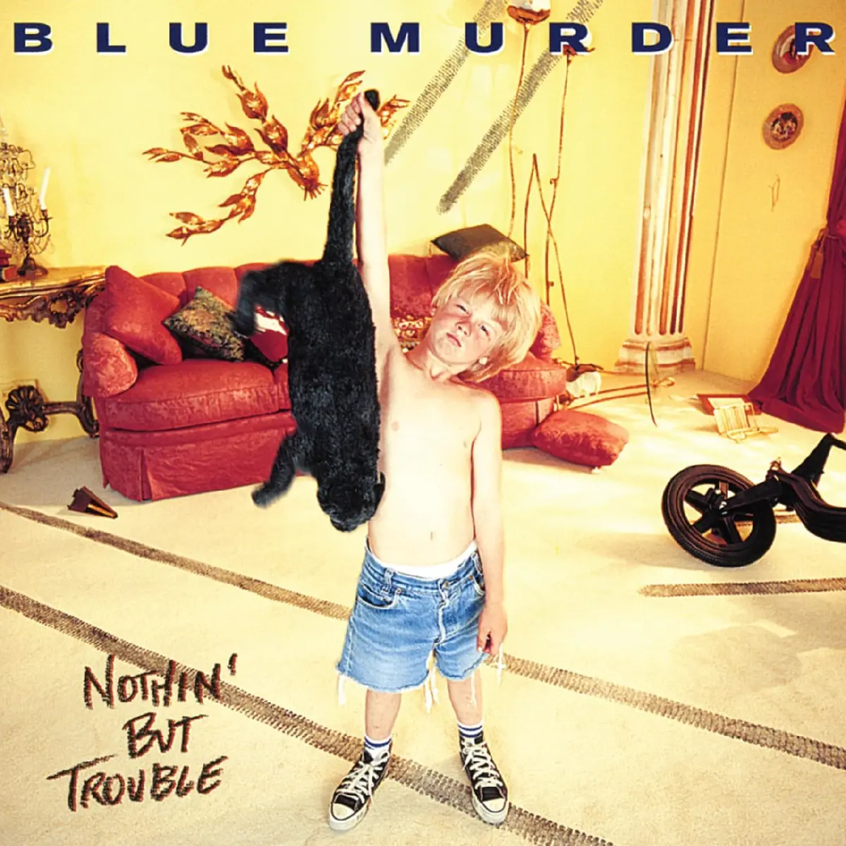 Blue Murder/Nothin' But Trouble (Blue With Black Cat Swirl Vinyl) [Lp] 1
